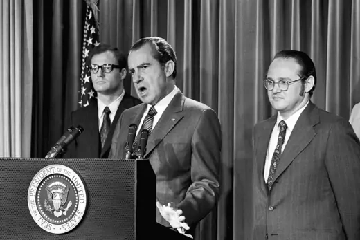 President Nixon delivers a speech announcing the war on drugs.