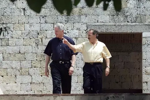 U.S. President Bill Clinton and Colombian President Andres Pastrana.