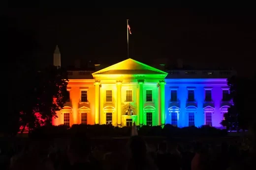 Rainbow White House for Pride Month