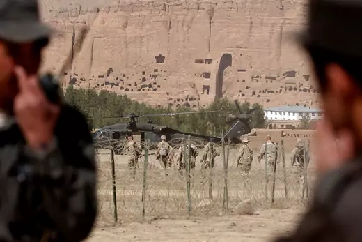 U.S. soldiers in Bamiyan.