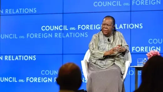 South Africa's Foreign Minister Naledi Pandor 