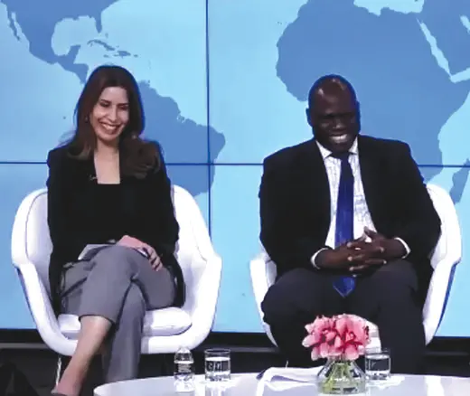 Senior Fellow Luciana Borio and Senior Fellow Ebenezer Obadare participate in a town hall meeting covering the Russian invasion of Ukraine, nuclear negotiations with Iran, recent coups in Africa, tensions with China, and the COVID-19 pandemic.