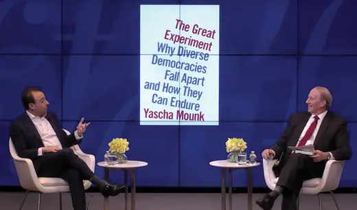 Senior Fellow Yascha Mounk discusses his new book, The Great Experiment, with CFR President Richard Haass.