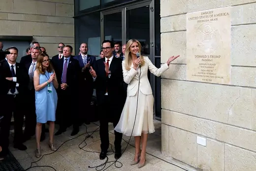 Ivanka Trump and Mnuchin attend the dedication ceremony for the U.S. embassy in Jerusalem.