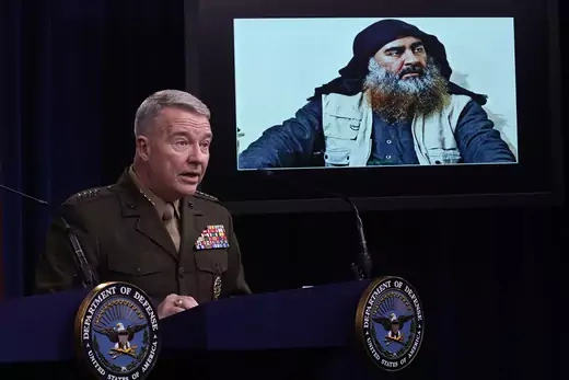 A Pentagon press briefing on the raid against Abu Bakr al-Baghdadi.