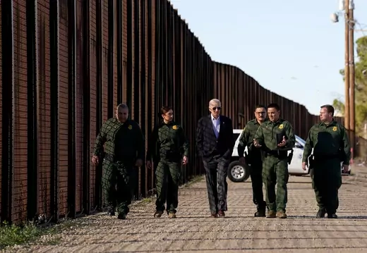 Border Patrol with President Biden image 