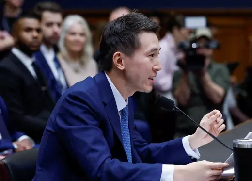 TikTok Chief Executive Shou Zi Chew testifies before the House Energy and Commerce Committee on March 23, 2023.