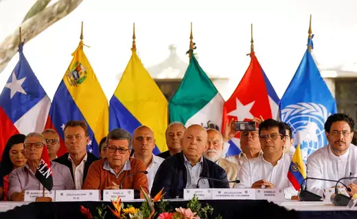 Photo of Colombian Government and ELN Negotiators 
