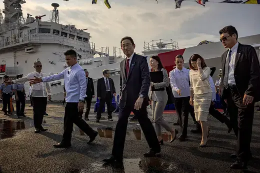 Japan's Prime Minister Kishida visits Philippines