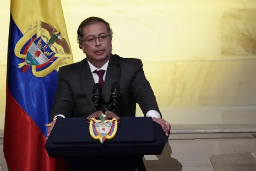 Colombian President Gustavo Petro Speaks at new session of congress