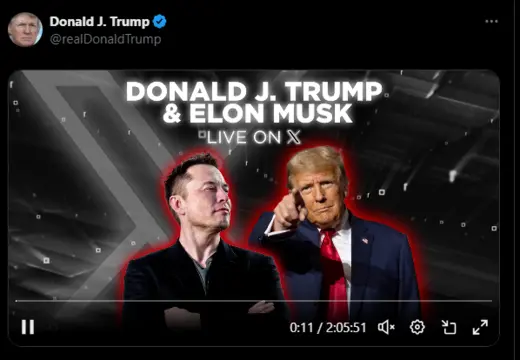 Trump Elon Interview 