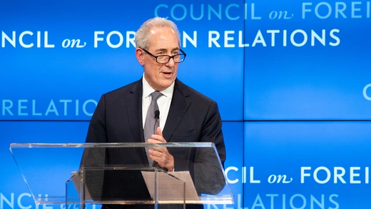 Michael Froman speaks at a meeting in The Council on Foreign Relations in Washington, D.C. 