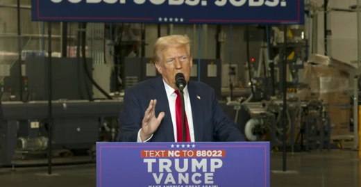 Trump blames Zelensky for Ukraine War at North Carolina Rally