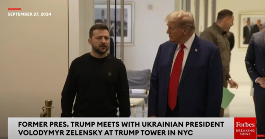 Trump and Zelensky meet at Trump Tower