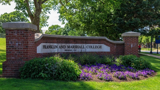 Franklin and Marshall College campus in Pennsylvania