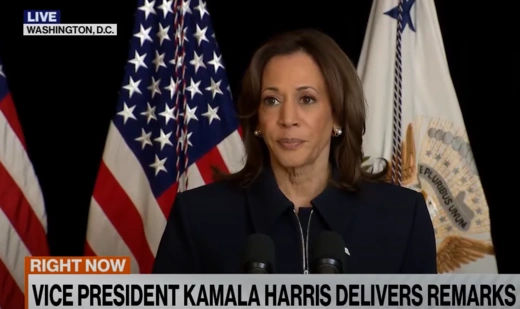 Harris Condemns Iranian Missile Strike on Israel 