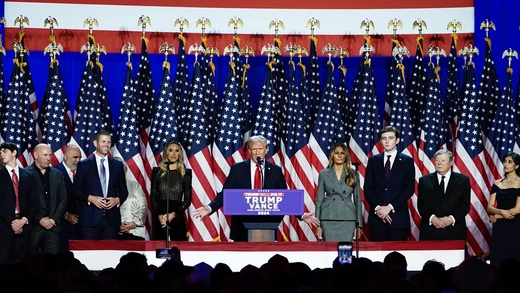 Trump Delivers Election Victory Speech on Wednesday Morning, November 6 