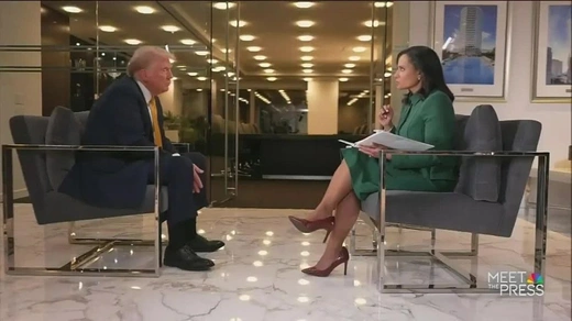 Trump talks to Meet the Press