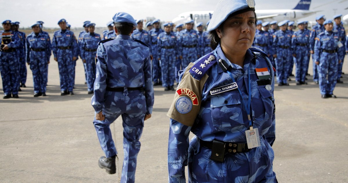 India Deploys Its Largest Single Unit Of Women Peacekeepers In UN Mission
