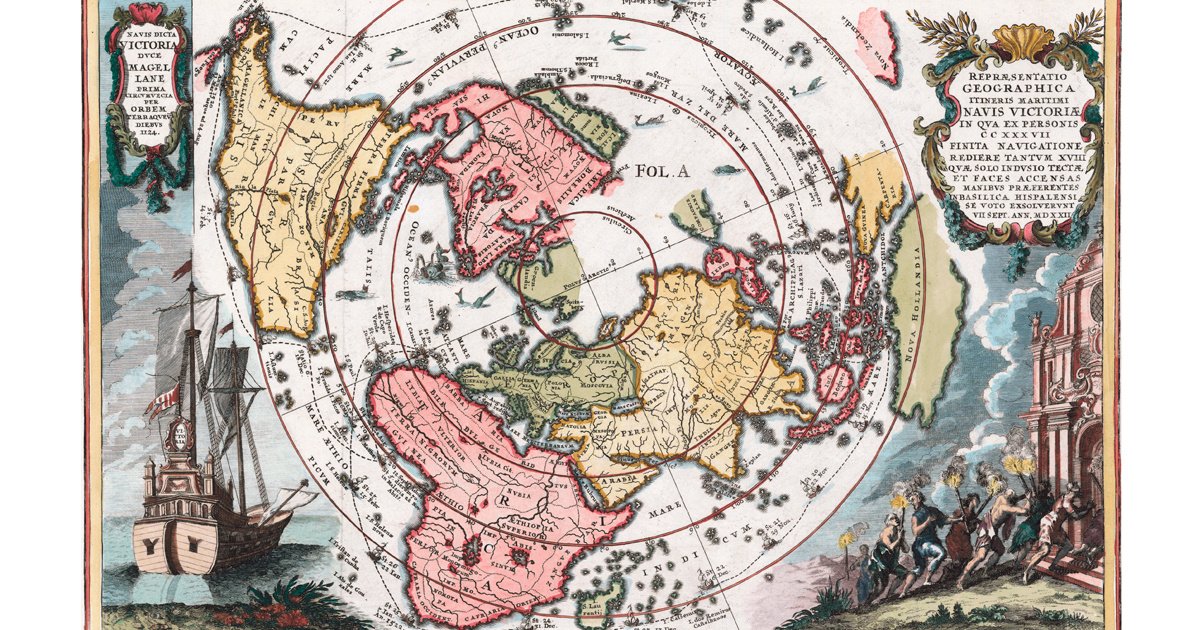 strait of magellan on world map