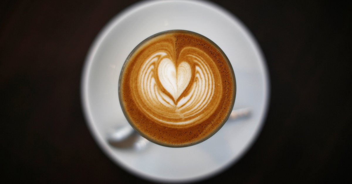 Trying out new cortado glass. Surprised I managed a heart on my