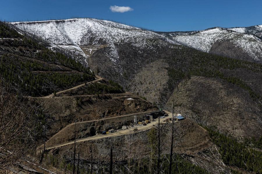 A cobalt mining site operated by Jervois Global is seen west of Salmon, Idaho, U.S. May 16, 2024 REUTERS/Carlos Barria