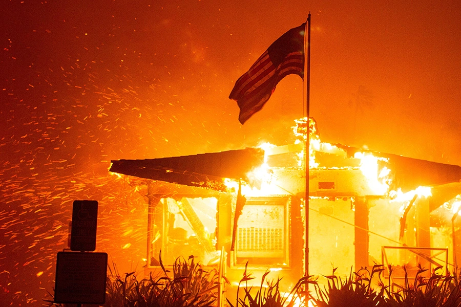 Fire in LA