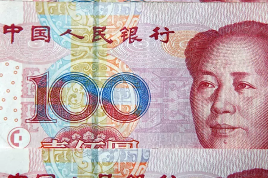 Chinese yuan banknotes (Carlos Barria/Courtesy Reuters).