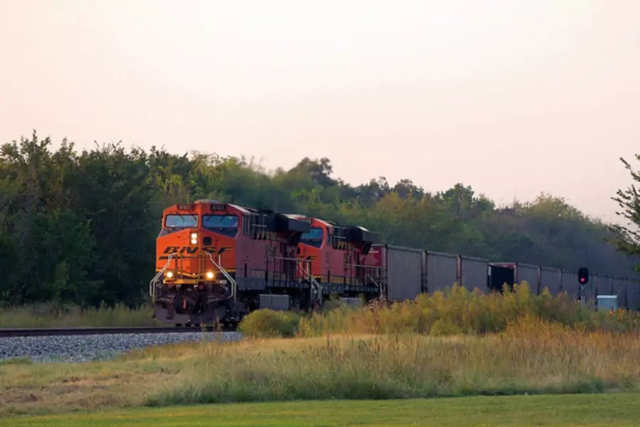 A BNSF train. (Doug Wertman/Courtesy Flickr)