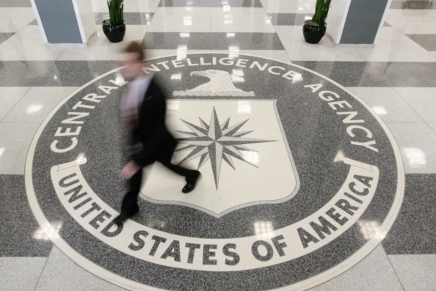 The lobby of the Central Intelligence Agency (CIA) headquarters in McLean, Virginia (Courtesy Reuters/Larry Downing).