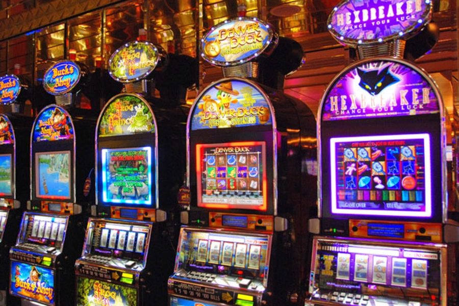 A row of slot machines. (Courtesy / Flickr)