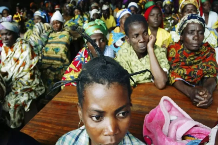 Female victims of sexual violence at Panzi hospital in eastern Democratic Republic of the Congo on September 6, 2007 (James Akena/Courtesy Reuters).