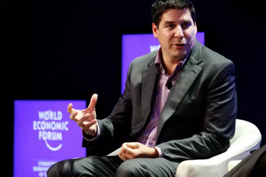 Chairman of the Board, CEO, and President of Brightstar Marcelo Claure speaks at the World Economic Forum on East Asia (World Economic Forum/Flickr).