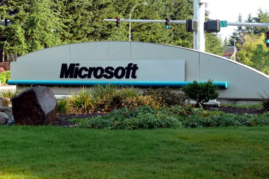 Microsoft's campus in Redmond, Washington (david_jones/Flickr).