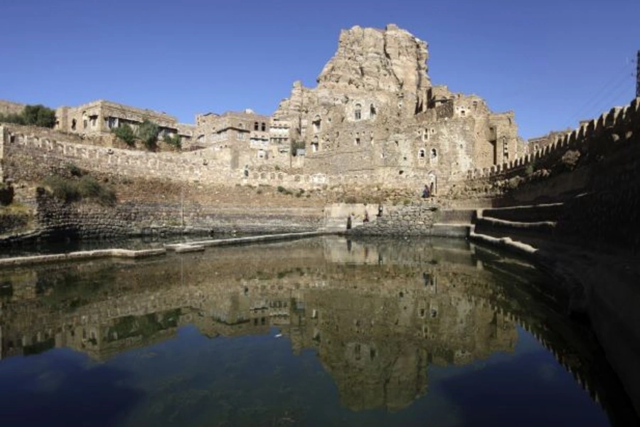 A view is seen of the historic city of Thula in Yemen (Mohamed Al-Sayaghi/Courtesy Reuters).