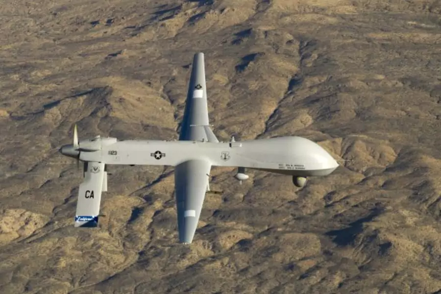 A U.S. Air Force MQ-1 Predator unmanned aerial vehicle (U.S. Air Force Tech. Sgt. Effrain Lopez/Courtesy Reuters).