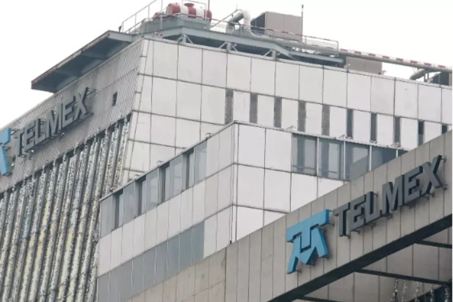 View of the headquarters of Mexican telephone company Telmex in Mexico City January 7, 2010.