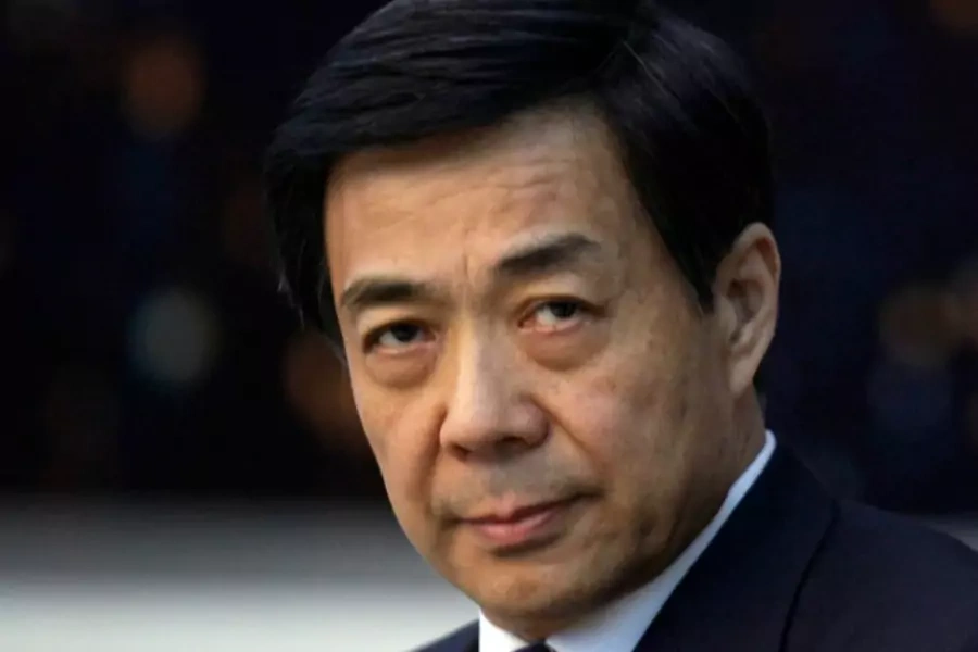 China's former Chongqing Municipality Communist Party Secretary Bo Xilai looks on during a meeting at the annual session of Ch...nt, the National People's Congress, at the Great Hall of the People in Beijing, on March 6, 2010. (Jason Lee/Courtesy Reuters)