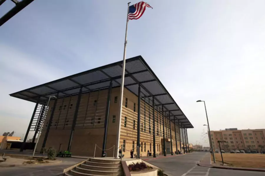 The U.S. embassy in Baghdad (Lucas Jackson/Courtesy Reuters).