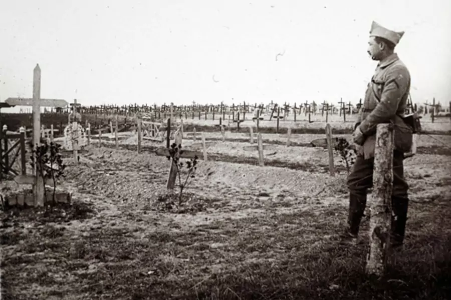 World War I Cemetery Soldier