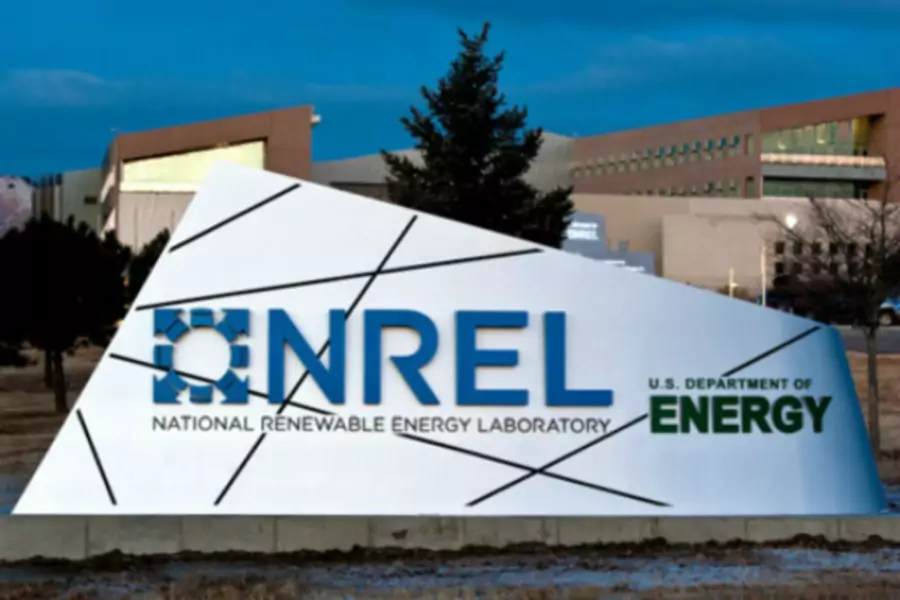 The entrance to the National Renewable Energy Laboratory (NREL) in Golden, Colorado