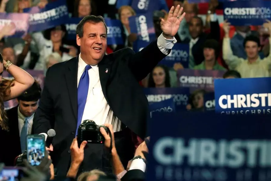 New Jersey Governor Chris Christie formally announces his campaign for the 2016 Republican presidential nomination