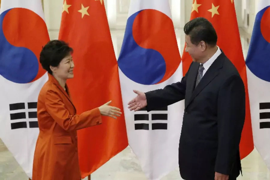 Park Geun-hye Xi Jinping