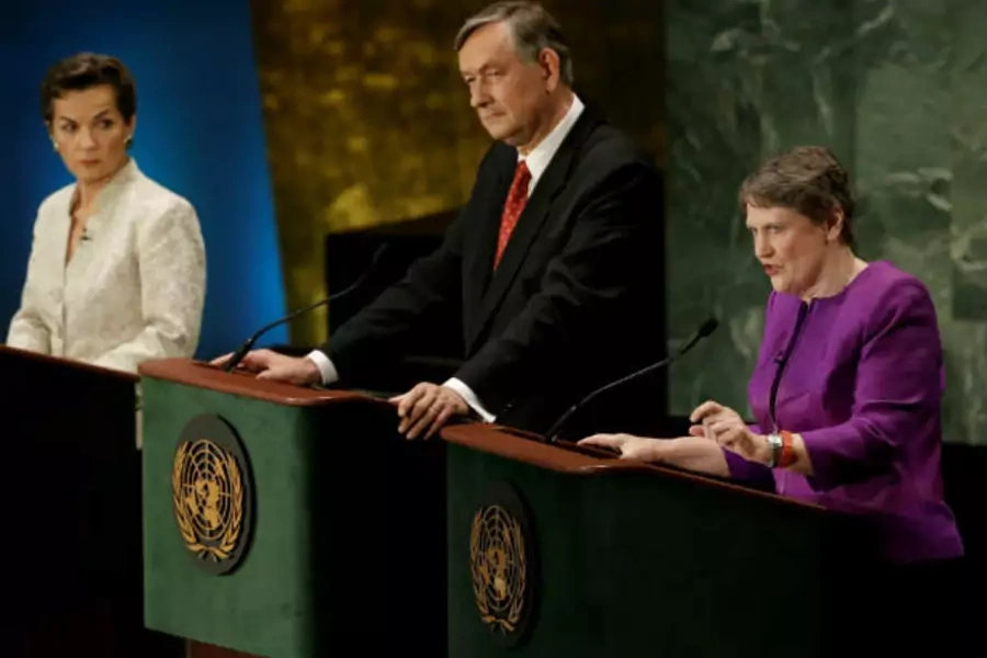 UN Secretary general woman UNSC UNSG Clark Figueres Turk Guterres