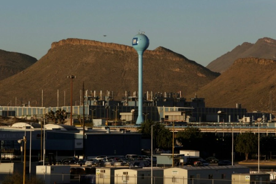 A general view shows the General Motors assembly plant in Ramos Arizpe, in Coahuila state, Mexico January 4, 2017 (Reuters/Daniel Becerril).