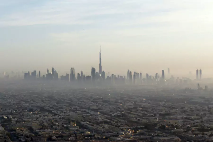 A general view of Dubai and the world's tallest tower, the Burj Khalifa (Karim Sahib/Reuters).