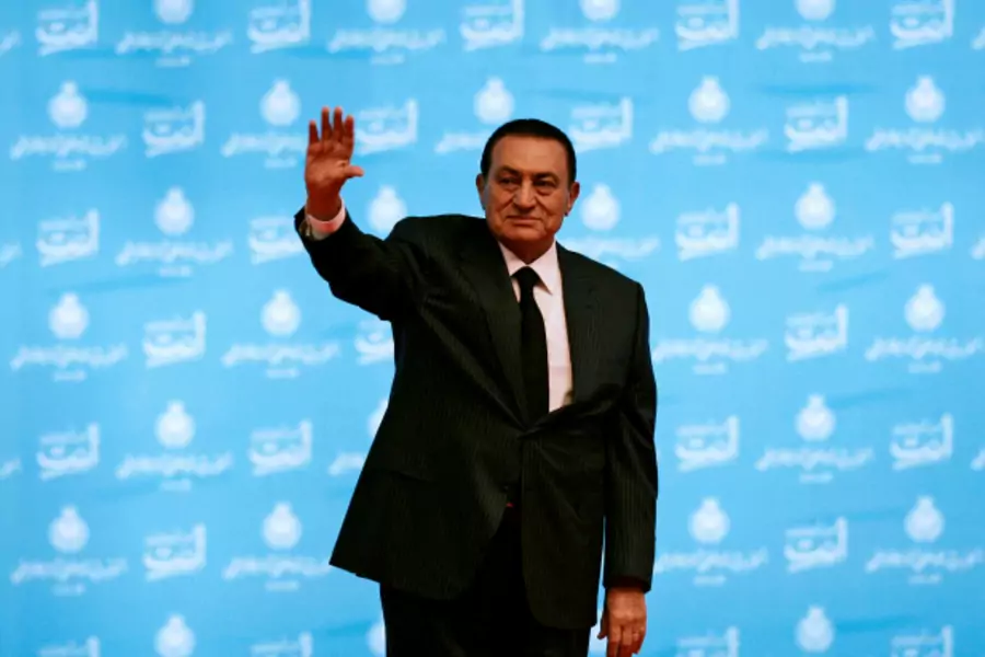 Egypt's President Hosni Mubarak speaks during opening session of annual conference of National Democratic Party in Cairo on October 31, 2009 (Amr Abdallah Dalsh/Reuters).