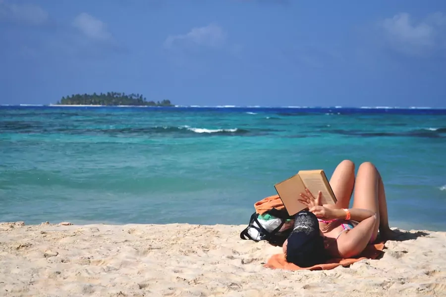 Beach reading.