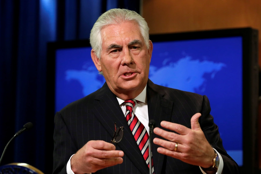 U.S. Secretary of State Rex Tillerson in Washington, DC, August 22, 2017. Abolishing certain special envoy positions is a move advocated by many in the foreign policy community in Washington.