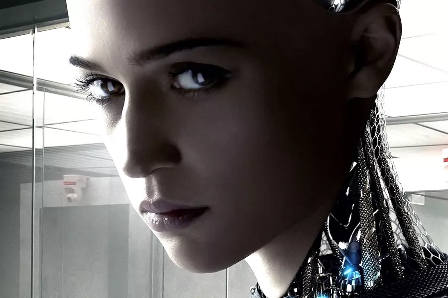 A promotional image from the movie Ex Machina.